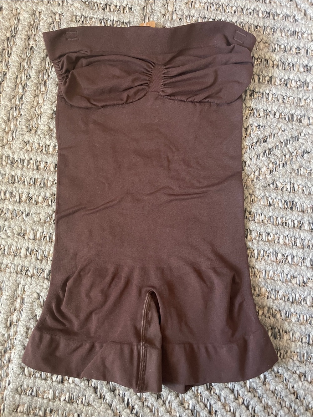 SKIMS Strapless Chocolate Brown Shapewear Slip